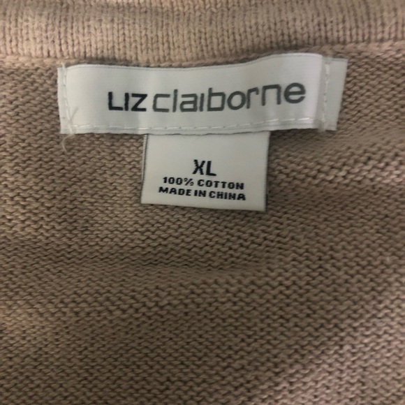 Vintage Liz Claiborne Diamond Patterned Sweater - Picture 5 of 8